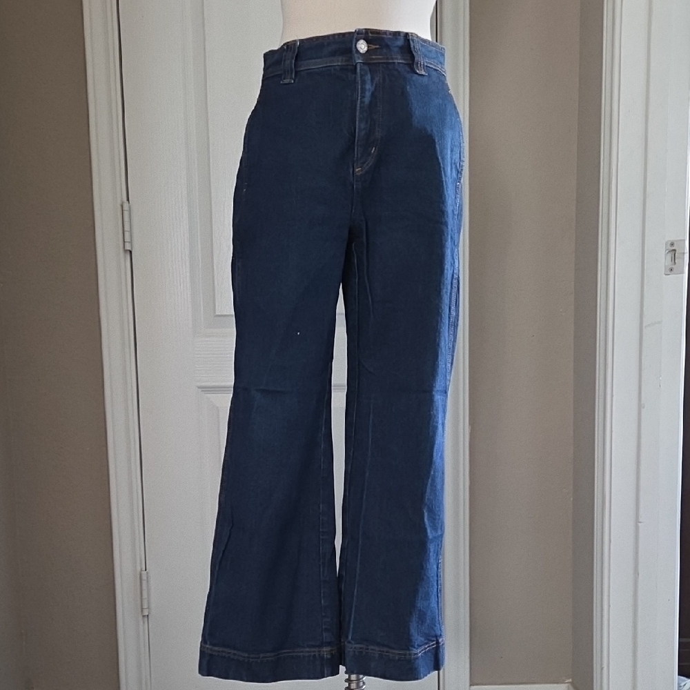 LOFT Dark Wash Wide Leg Women's Jeans